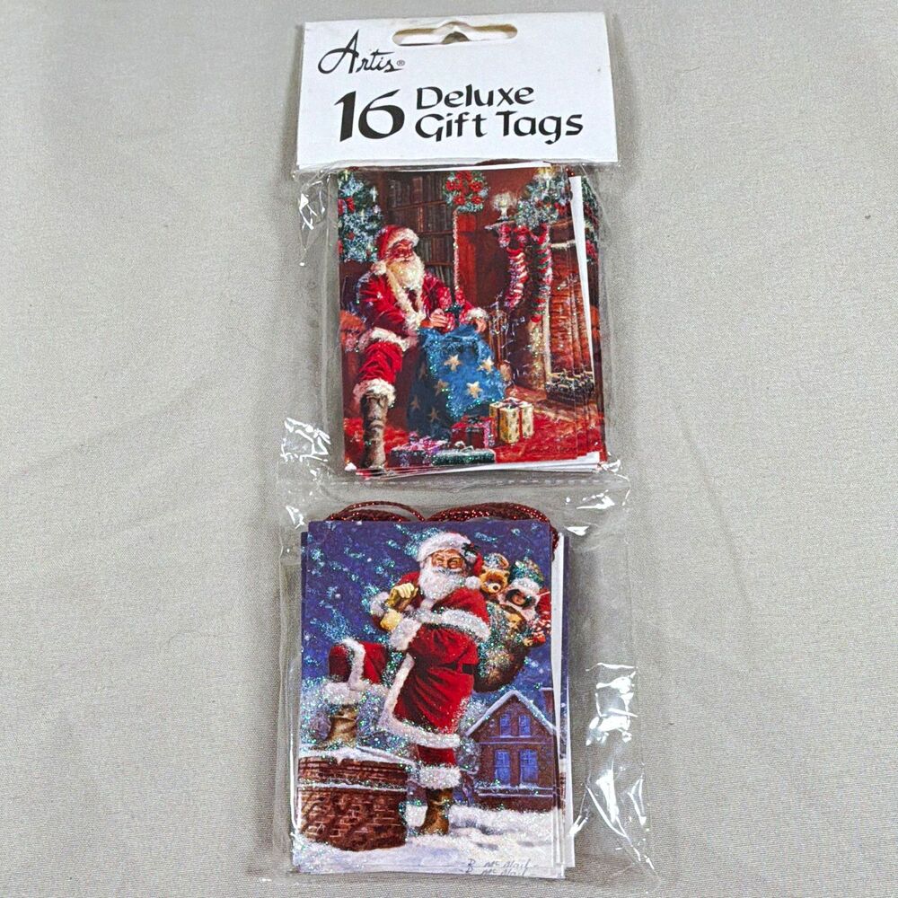 Artis 16 Deluxe Christmas Gift Tags - NOS Sealed